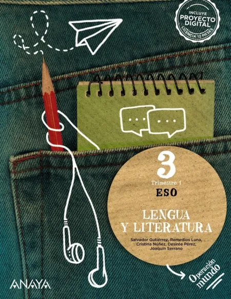 022 3Eso 3Vols Lengua y Literatura Operación Mundo