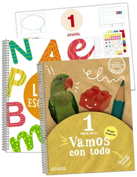 022 1Ep 1Trim Glob Vamos con Todo. Punto Lectura. Material Manipulativo