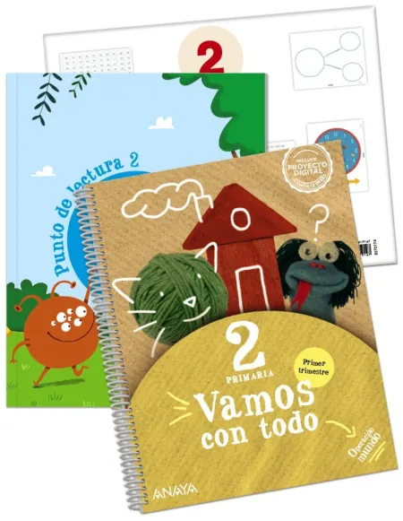 022 2Ep 1Trim Glob Vamos con Todo. Punto Lectura. Material Manipulativo