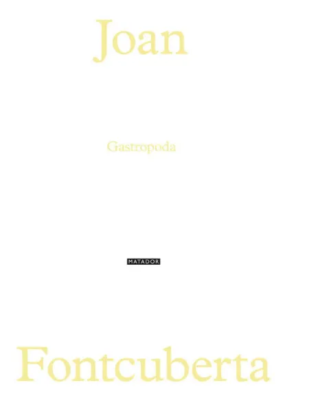 Cuaderno de Artista Joan Fontcuberta