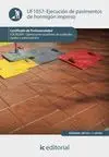Uf1057 Ejecución de Pavimentos de Hormigón Impreso