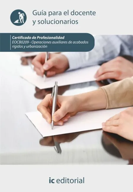 Eocb0209 Guia para el Docente y Solucionario. Operaciones Auxiliares de Acabados...