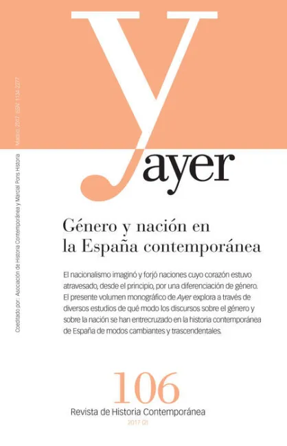 Género y Nación en la España Contemporánea