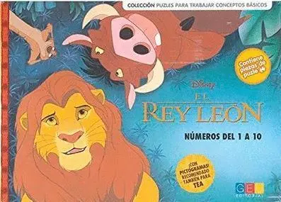 El Rey Leon. Numeros del 1 Al 10