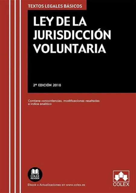 018 Ley de la Jurisdicción Voluntaria