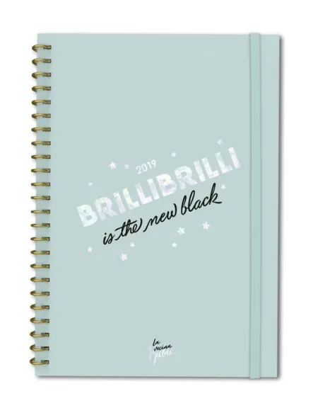 019 Agenda Brillibrilli (Azul) In The New Black Vecina Rubia Anual Día/Vista