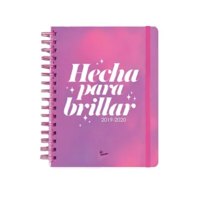 019 Agenda Escolar 2019-2020 la Vecina Rubia ( Hecha para Brillar )