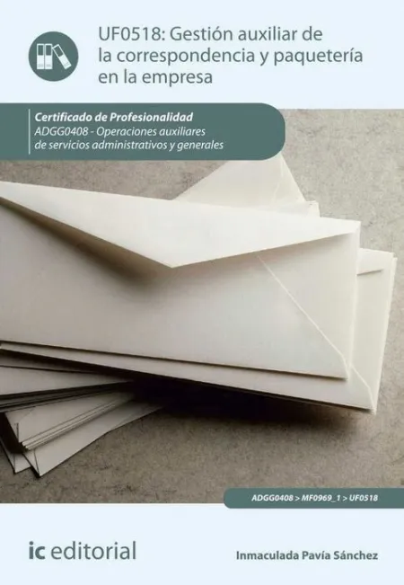 Uf0518 Gestión Auxiliar de la Correspondencia y Paquetería...