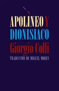 Apolíneo y Dionisíaco