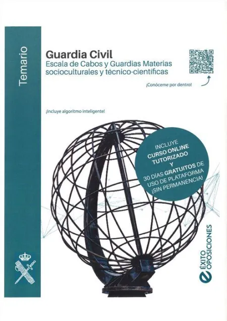 018 Guardia Civil Escala de Cabos y Guardias Materias Socioculturales y Tecnico-Cientificas -Temario