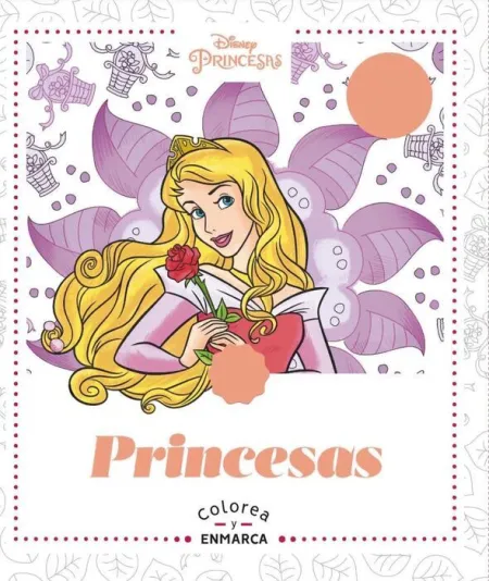 Arteterapia. Colorea y Enmarca. Princesas