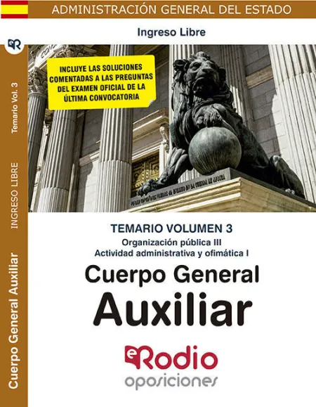 021T3. Actividad Administrativa y Ofimática. Cuerpo General Auxiliar
