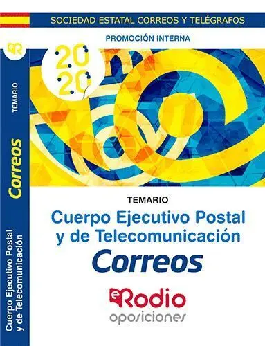 020 (Interna) Temario Cuerpo Ejecutivo Postal y de Telecomunicación -Promocion Interna