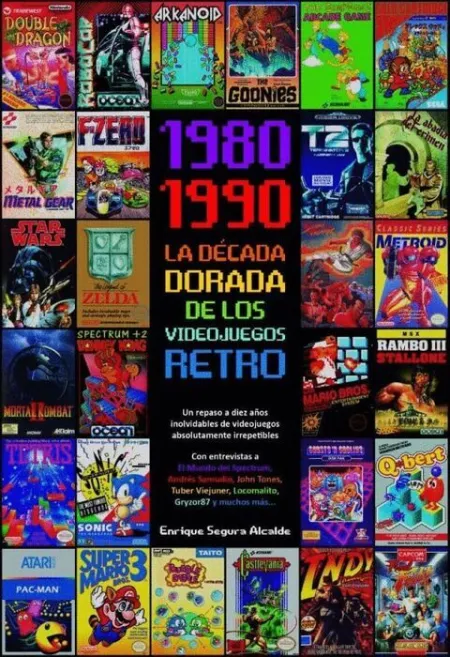 1980-1990 la Decada Dorada de los Videojuegos Retro