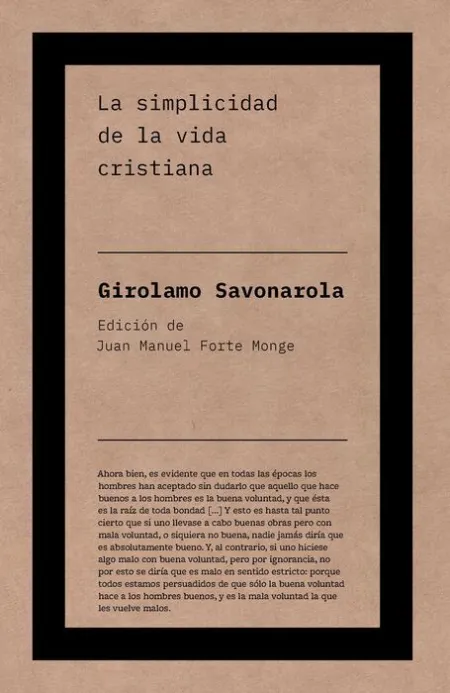 La Simplicidad de la Vida Cristiana