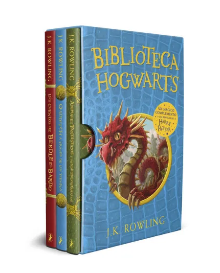 Estuche 3Vols Biblioteca Hogwarts