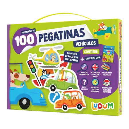 Mi Maletin de 100 Pegatinas. Vehiculos