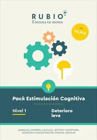 Pack Estimulación Cognitiva Nivel 1 (Deterioro Leve)