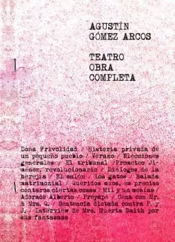 Teatro. Obra Completa