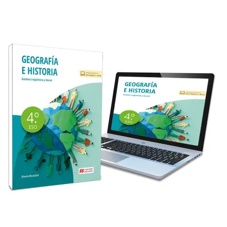 023 4Eso Geografía e Historia- Libro de Texto en Formato Físico de Diversificación Curricular 4º eso