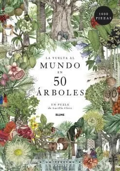 La Vuelta Al Mundo en 50 Arboles un Puzle