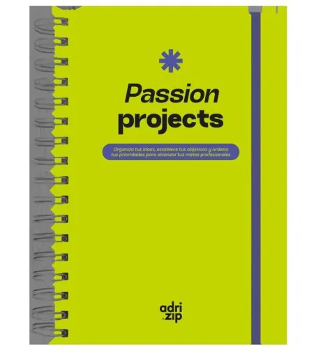Passion Projects. Agenda Diaria Atemporal Tantanfan