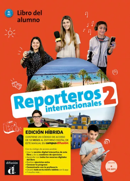 Reporteros Int 2 Ed. hibrida L. Del Alumno
