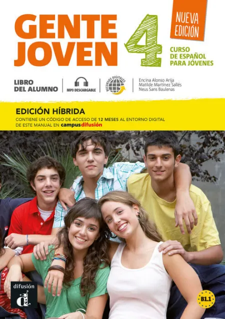 Gente Joven Ne 4 Ed. Híbrida L. Del Alumno