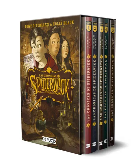 Estuche 5Vols las Cronicas de Spiderwick