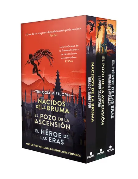 Estuche Trilogia Mistborn: Nacidos de la Bruma/ el Pozo de la Ascension/ el Heroe de las Eras