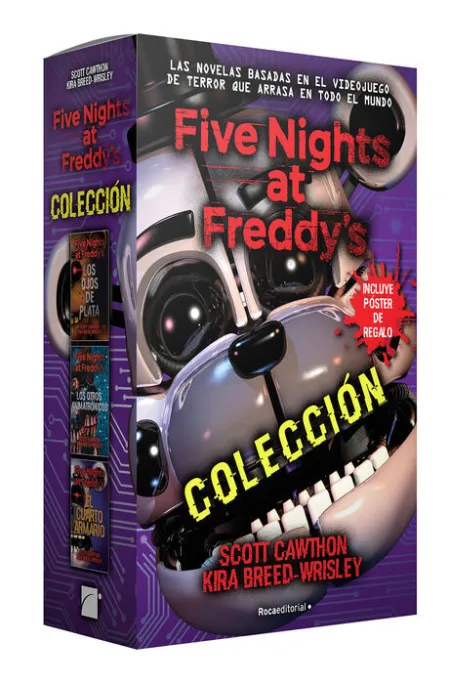 Estuche Five Nights At Freddys 3Vols: los Ojos de Plata/ los Otros Animatronicos/ el Cuarto Armario