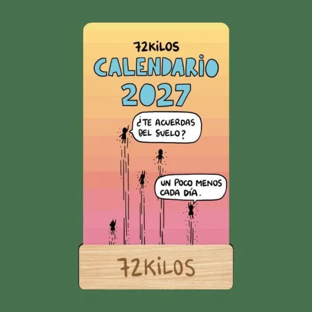 Calendario Mesa de Tarjetas 2027 - 72 Kilos