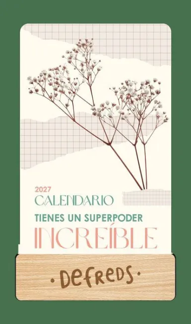 Calendario Mesa de Tarjetas 2027 - Defreds