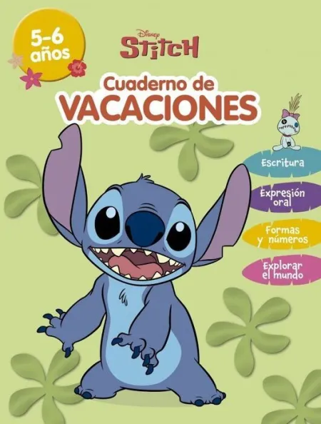 Disney Stitch 5-6 Años Cuaderno de Vacaciones