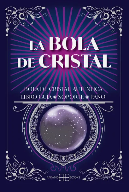 La Bola de Cristal: Bola de Cristal Auténtica · Libro Guía · Soporte · Paño