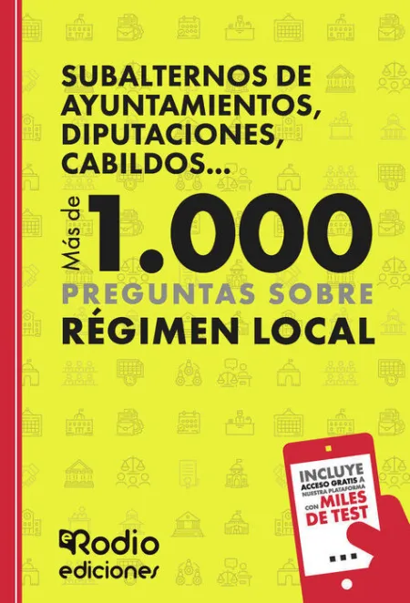 Subalternos de Ayuntamientos Diputaciones Cabildos... Mas