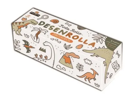Desenrolla Dinosaurios Pinta Rollo