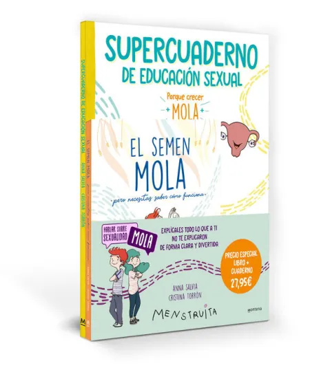 Estuche el Semen Mola + Supercuaderno Educacion Sexual