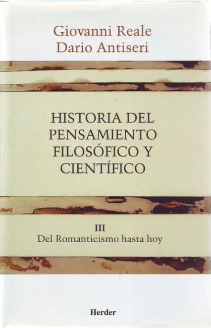 T3 Historia del Pensamiento Filosofico y Cientifico: del Romantin