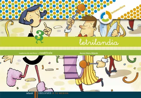 009 Letrilandia 3 Cuadricula Lectoescritura (Anillas)