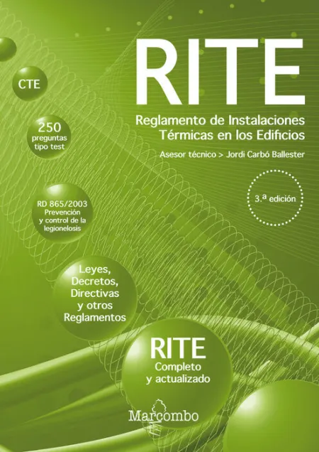 021 Rite. Reglamento de Instalaciones Termicas en los Edificios 3Ed