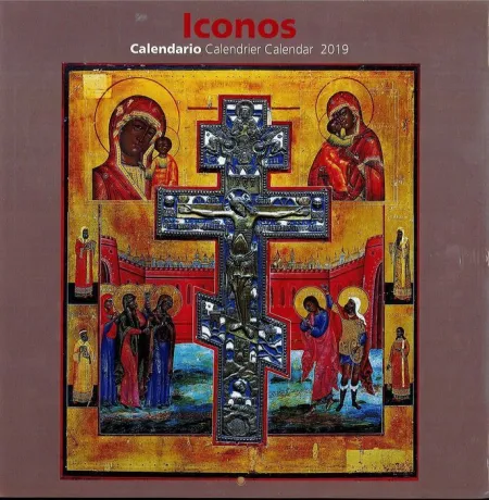 019 Calendario Pared Iconos
