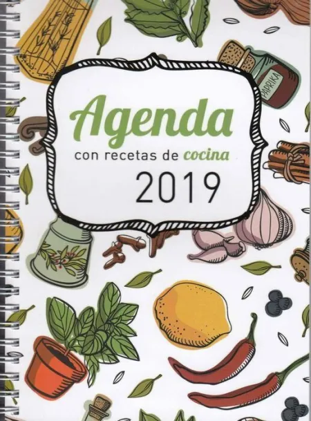 019 Agenda con Recetas de Cocina