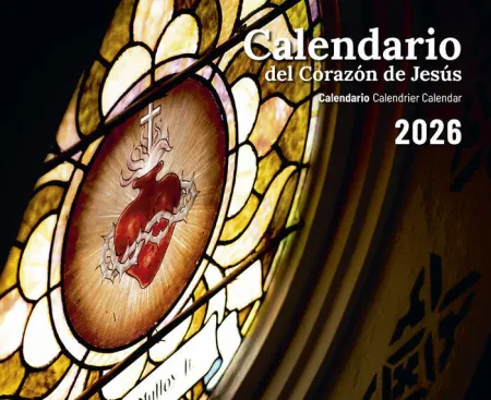 Calendario 2026 Pared con Faldillas del Sagrado Corazon