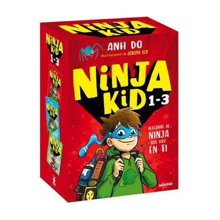 Estuche Ninja Kid 1, 2 y 3 (De Tirillas a Ninja, el Ninja Volador y el Rayo Ninj