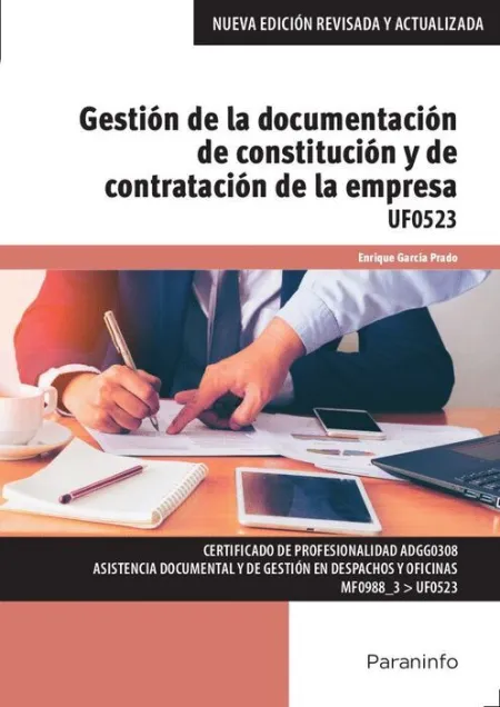 Uf0523 Gestión de la Documentación de Constitución y de Contratación de la Empresa