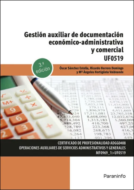 Uf0519 Gestión Auxiliar de Documentación Económico-Administrativa y Comercial