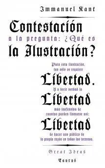 Contestacion a la Pregunta: +Que Es la Ilustracion?