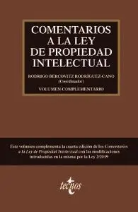 019 Comentarios a la Ley de Propiedad Intelectual Volumen Complementario