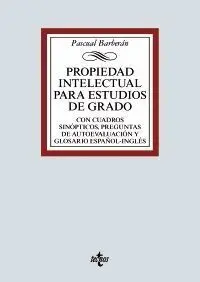 020 Propiedad Intelectual para Estudios de Grado con Cuadros Sinópticos, Preguntas de Autoevaluación y Glosario Español-Inglés